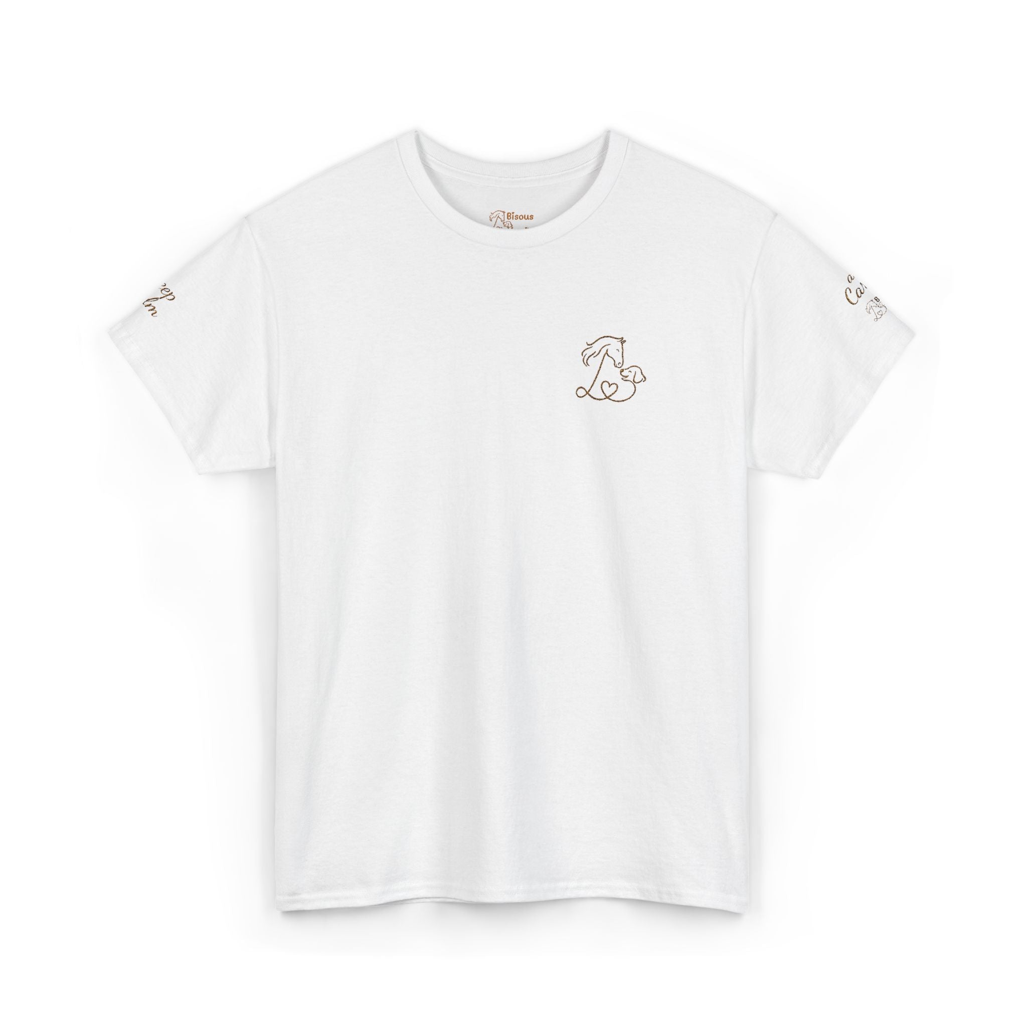 Bisous Biscuits embroided Unisex Tee
