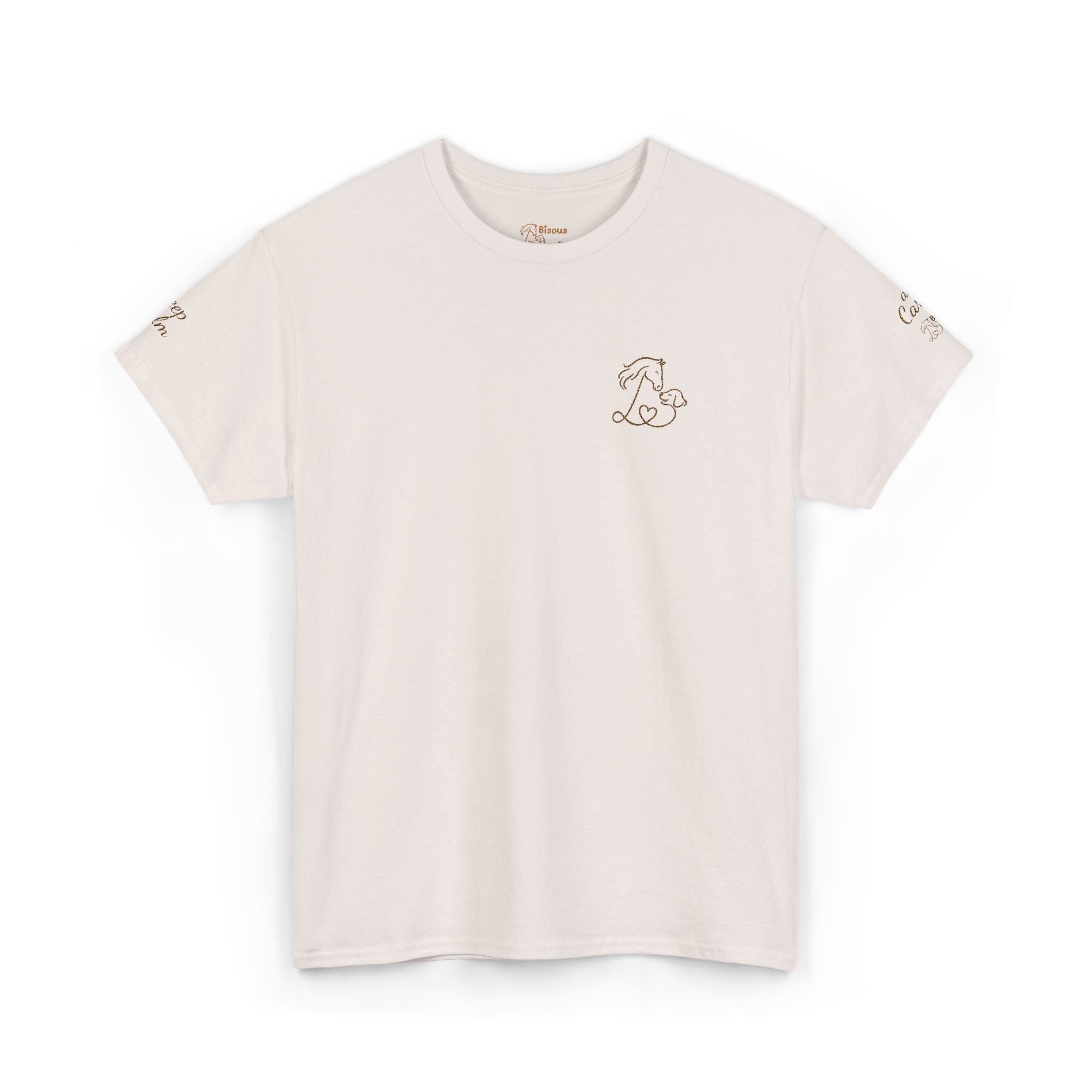 Bisous Biscuits embroided Unisex Tee